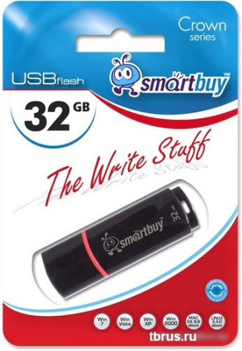 USB Flash Smart Buy Crown 32Gb Black (SB32GBCRW-K) фото 6