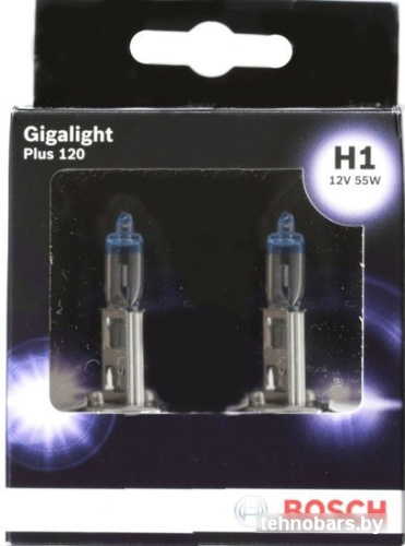 Галогенная лампа Bosch H1 Gigalight Plus 120 2шт [1987301105] фото 3