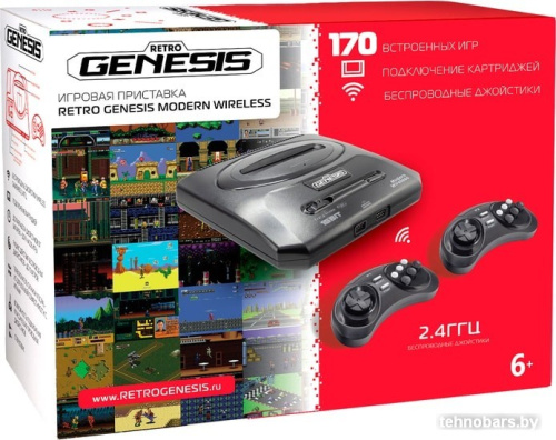 Игровая приставка Retro Genesis Modern Wireless (2 беспроводных геймпада, 170 игр) фото 3