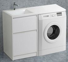 BelBagno Тумба под умывальник Kraft-LVD-580/1200-2C-PIA-BO (bianco opaco)