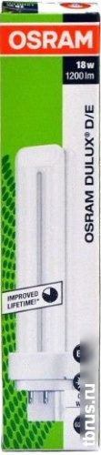 Люминесцентная лампа Osram Dulux D G24d-2 18 Вт 4000 К фото 4