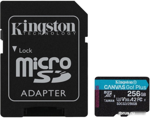 Карта памяти Kingston Canvas Go! Plus microSDXC 256GB (с адаптером) фото 3