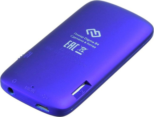 MP3 плеер Digma B4 8GB (синий) фото 6