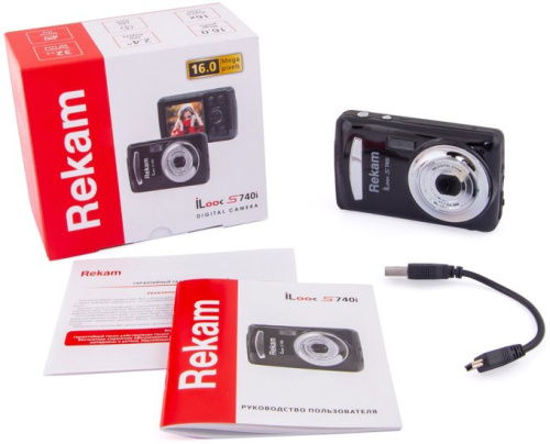 Фотоаппарат Rekam iLook S740i (темно-серый) фото 5