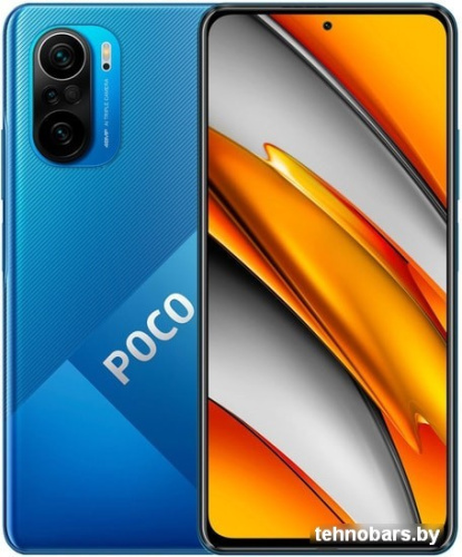 Смартфон POCO F3 6GB/128GB международная версия (синий) фото 3