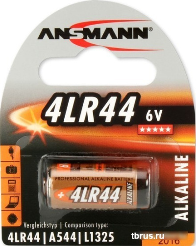 Батарейки Ansmann 4LR44 [1510-0009] фото 3