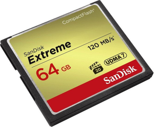 Карта памяти SanDisk Extreme CompactFlash 64GB [SDCFXSB-064G-G46] фото 4