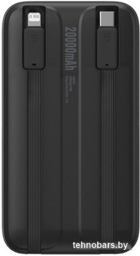 Внешний аккумулятор Baseus Comet Series Dual-Cable Digital Display Fast Charge Power Bank 22.5W 20000mAh (черный) фото 4