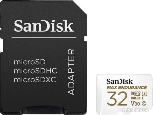Карта памяти SanDisk microSDHC SDSQQVR-032G-GN6IA 32GB (с адаптером) фото 3