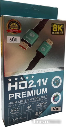 Кабель SIPU BC 8K HDMI - HDMI (5 м, черный) фото 3