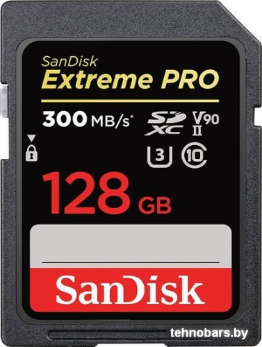 Карта памяти SanDisk Extreme PRO SDXC SDSDXDK-128G-GN4IN 128GB фото 3