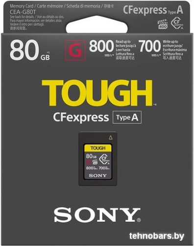 Карта памяти Sony CFexpress Type A CEA-G80T 80GB фото 4