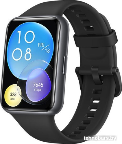 Умные часы Huawei Watch FIT 2 Active междунароная версия (полночный черный) фото 3