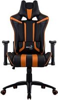 Кресло AeroCool AC120 AIR (черный/оранжевый)