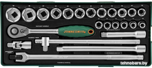 Универсальный набор инструментов Jonnesway S04H4524SP (24 предмета) фото 3