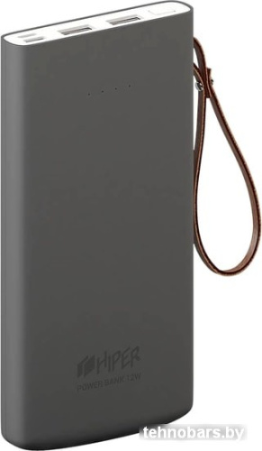 Портативное зарядное устройство Hiper Travel10k (серый) фото 3