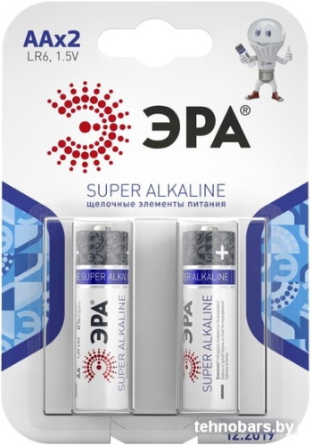 Батарейки ЭРА Super Alkaline AA 2 шт. фото 3