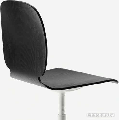 Офисный стул Ikea Свен-Бертиль 993.031.02 (черный/бальсбергет белый) фото 4