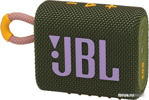 Беспроводная колонка JBL Go 3 (зеленый) фото 3