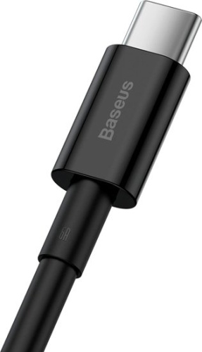 Кабель Baseus USB Type-A - Type-C CATYS-01 (1 м, черный) фото 4