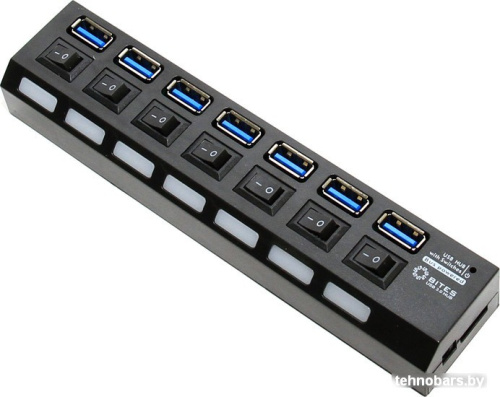 USB-хаб 5bites HB37-303PBK фото 3