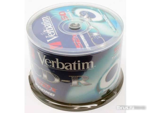 CD-R диск Verbatim 700Mb Verbatim DL Extra Protection 52x CakeBox 50 шт. 043351 фото 3
