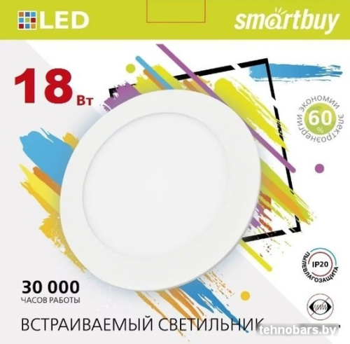 Точечный светильник SmartBuy SBL-DL-18-65K (White) фото 4