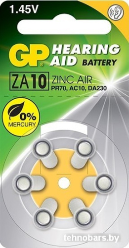 Батарейки GP ZA10 6 шт. фото 3