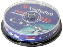 CD-R диск Verbatim 700Mb Verbatim DL Extra Protection 52x CakeBox 10 шт. 043437