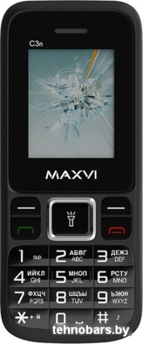 Мобильный телефон Maxvi C3n (черный) фото 4