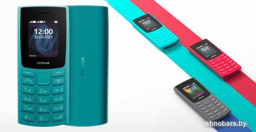 Кнопочный телефон Nokia 105 (2023) Dual SIM TA-1557 (бирюзовый) фото 5
