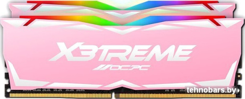 Оперативная память OCPC X3 RGB Pink 2x8ГБ DDR4 3600 МГц MMX3A2K16GD436C18PK фото 3