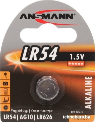 Батарейки Ansmann LR54 [5015313] фото 3