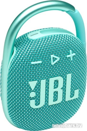 Беспроводная колонка JBL Clip 4 (бирюзовый) фото 3