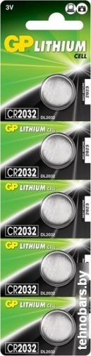 Батарейки GP Lithium CR2032 5 шт. фото 3