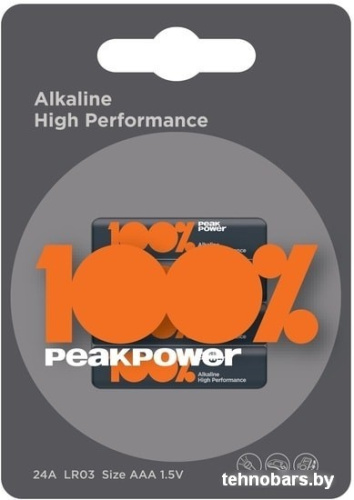 Батарейки PeakPower Alkaline LR03/PP24A-2U4 4BP фото 3