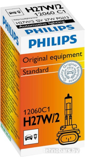 Галогенная лампа Philips H27W/2 Standart 1шт [12060C1] фото 3