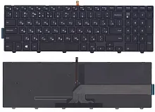 Клавиатура для ноутбука Dell Inspiron 15-3000, 15-5000, 5547, 5521, 5542 с подсветкой