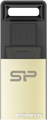 USB Flash Silicon-Power Mobile X10 Gold 8GB (SP008GBUF2X10V1C) фото 3