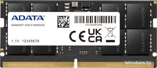Оперативная память ADATA 16ГБ DDR5 SODIMM 5600 МГц AD5S560016G-S фото 3