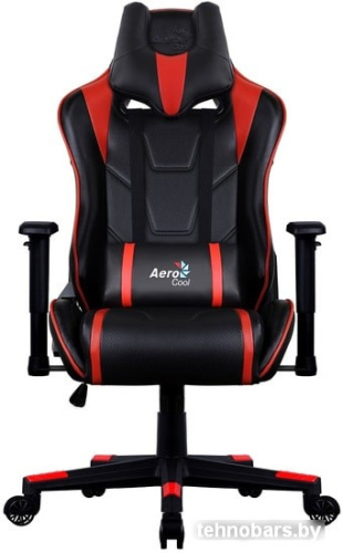Кресло AeroCool AC220 AIR (черный/красный) фото 3