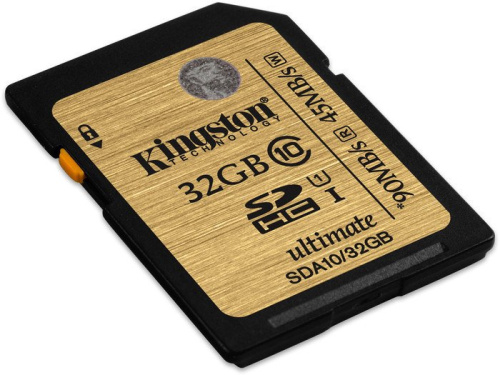 Карта памяти Kingston SDHC Ultimate UHS-I U1 (Class 10) 32GB (SDA10/32GB) фото 4