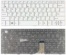 Клавиатура для ноутбука Asus EEEPC 1005HA 1008HA 1001HA, белая