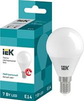 Светодиодная лампа IEK ECO G45 E14 7 Вт 4000 К