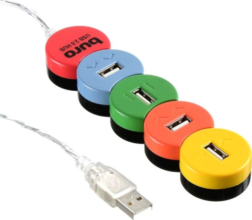 USB-хаб Buro BU-HUB4-0.5-U2.0-Snake фото 7