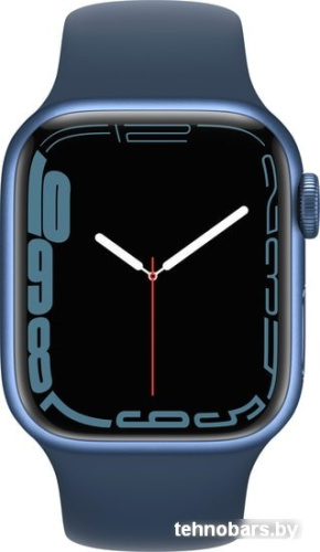 Умные часы Apple Watch Series 7 41 мм (синий/синий омут спортивный) фото 4