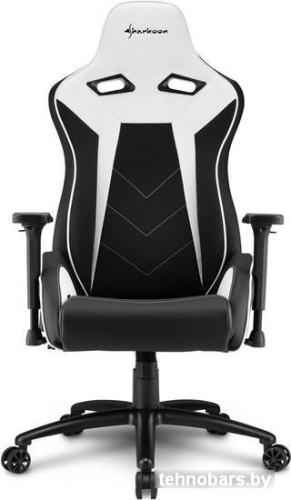 Кресло Sharkoon Elbrus 3 (черный/белый) фото 4