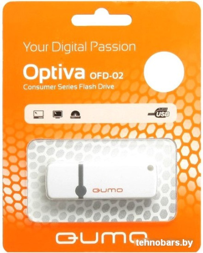 USB Flash QUMO Optiva 02 64Gb White фото 4