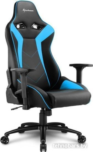 Кресло Sharkoon Elbrus 3 (черный/синий) фото 4