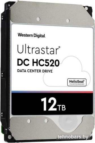 Жесткий диск WD Ultrastar DC HC520 512e ISE 12TB HUH721212ALE600 фото 3